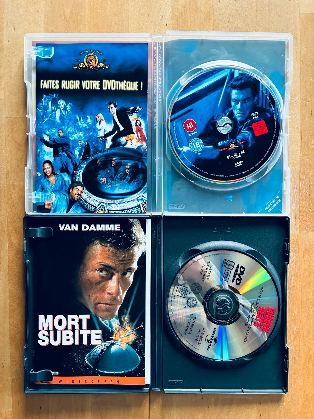 Lote 2 DVD Jean-Claude Van Damme: Golpe a Golpe y Muerte Súbita. – photo 2